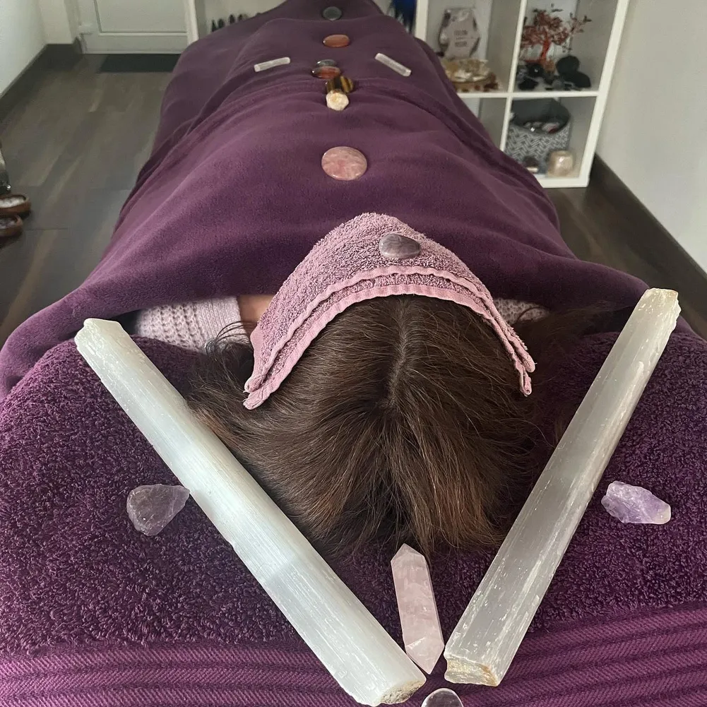 Energy healing session